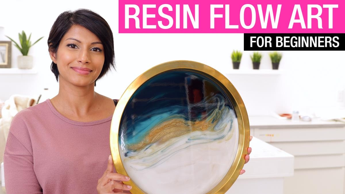 Resin flow art for beginners with Art Resin