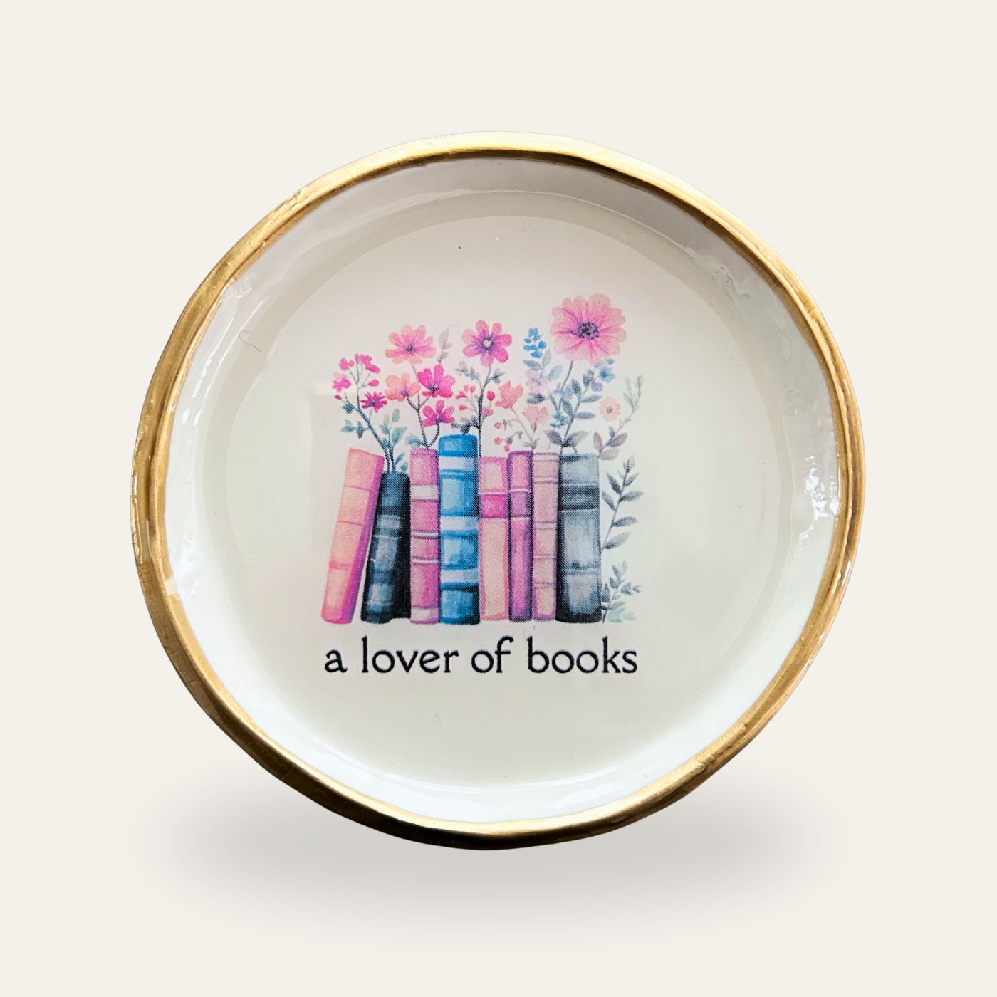 A Lover of Books - Ring Dish