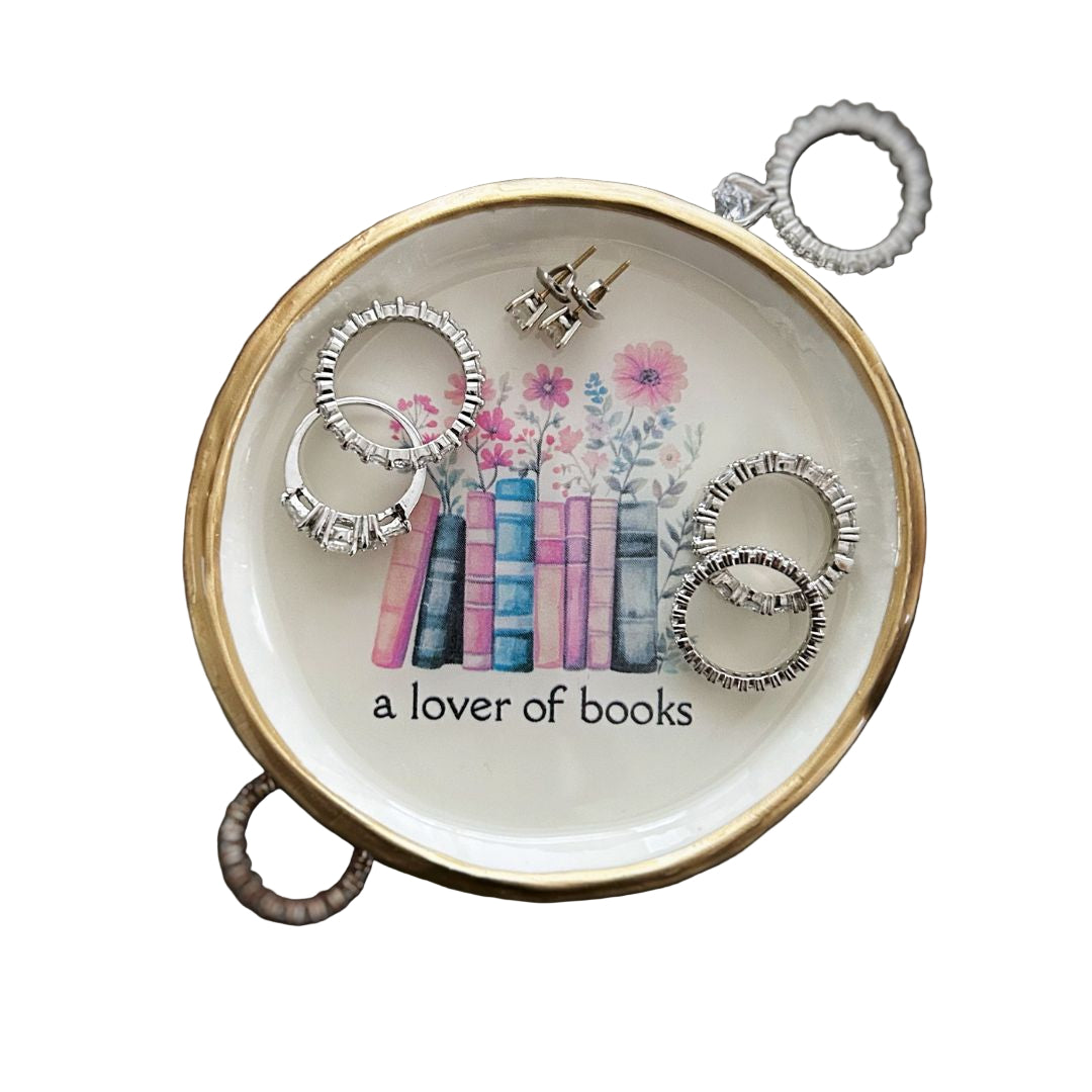 A Lover of Books - Ring Dish