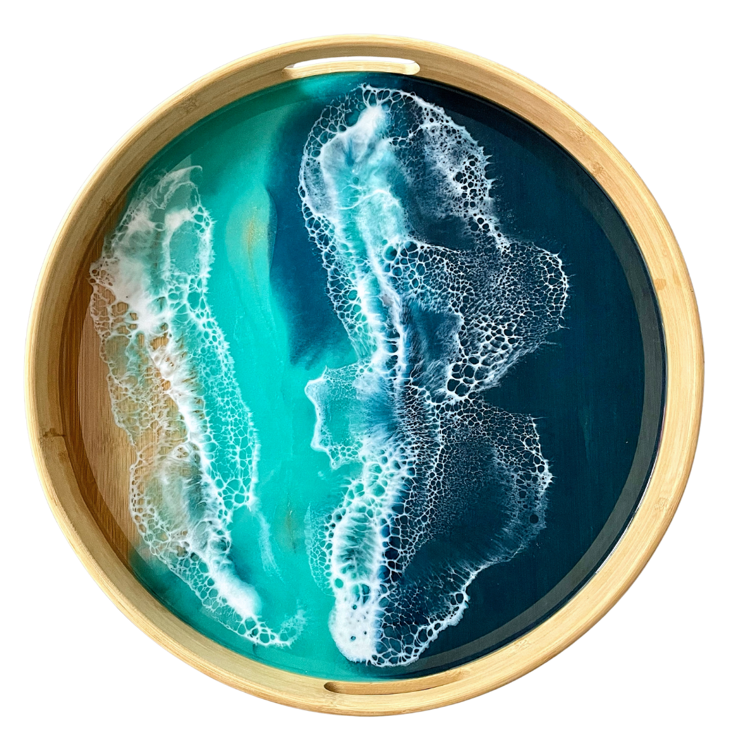 Bamboo Tray - Ocean Inspired