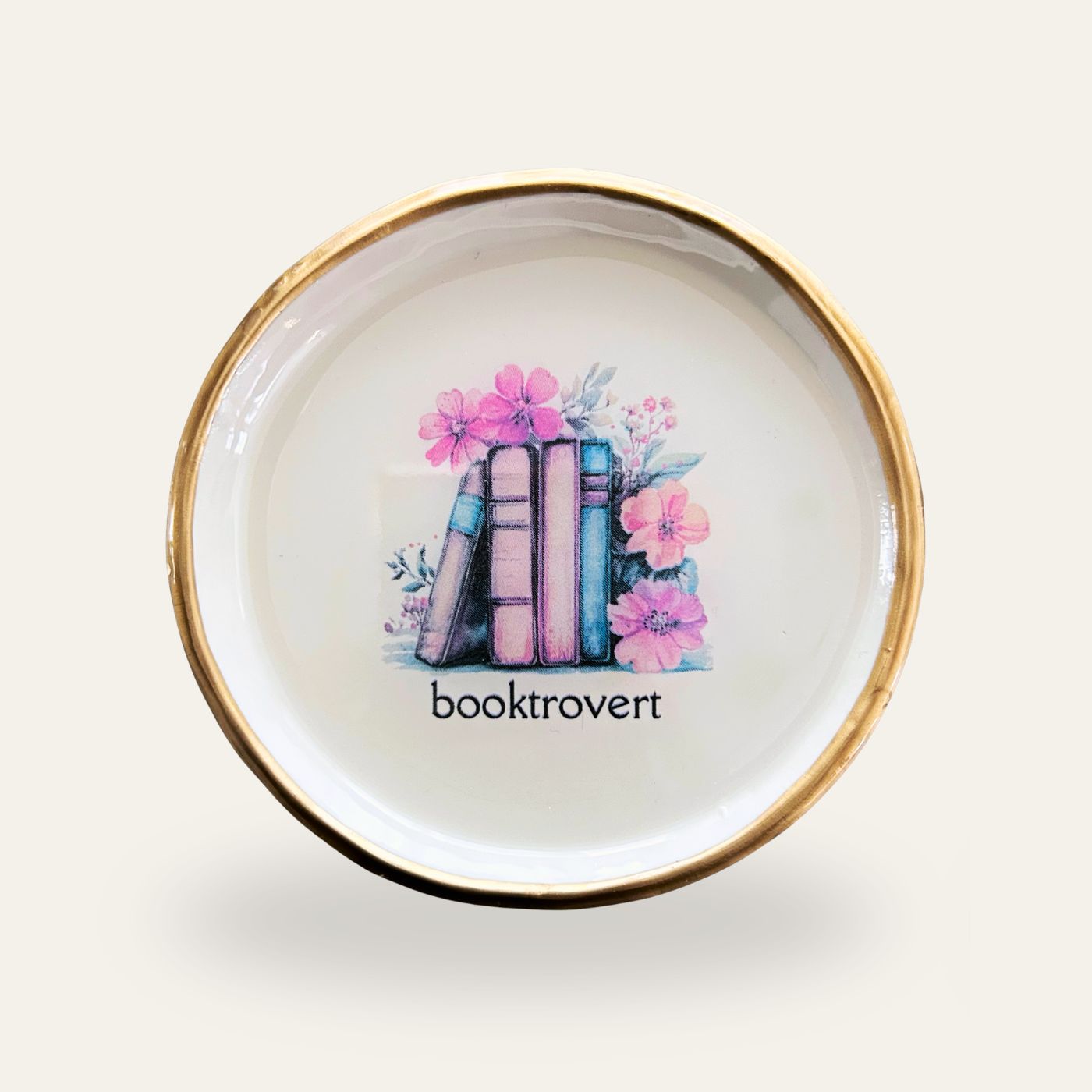 Booktrovert - Ring Dish