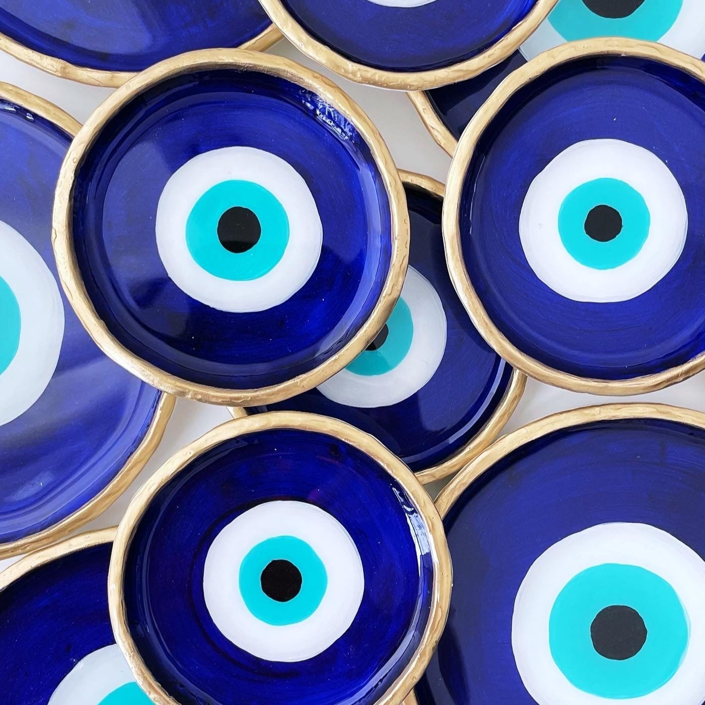 Evil Eye Dish Jewelry Dish | Ring Dish | Trinket Dish| Wedding Gift | Engagement Gift | Anniversary Gift | Bridal Shower | Housewarming | Gift for Her | Mother’s Day Evil Eye Ring Dish, Trinket Dish, Clay Ring Dish, Jewelry Dish, Witchy Decorations, Spiritual Gift, Greek Baptism Favors, Symbolic Gifts