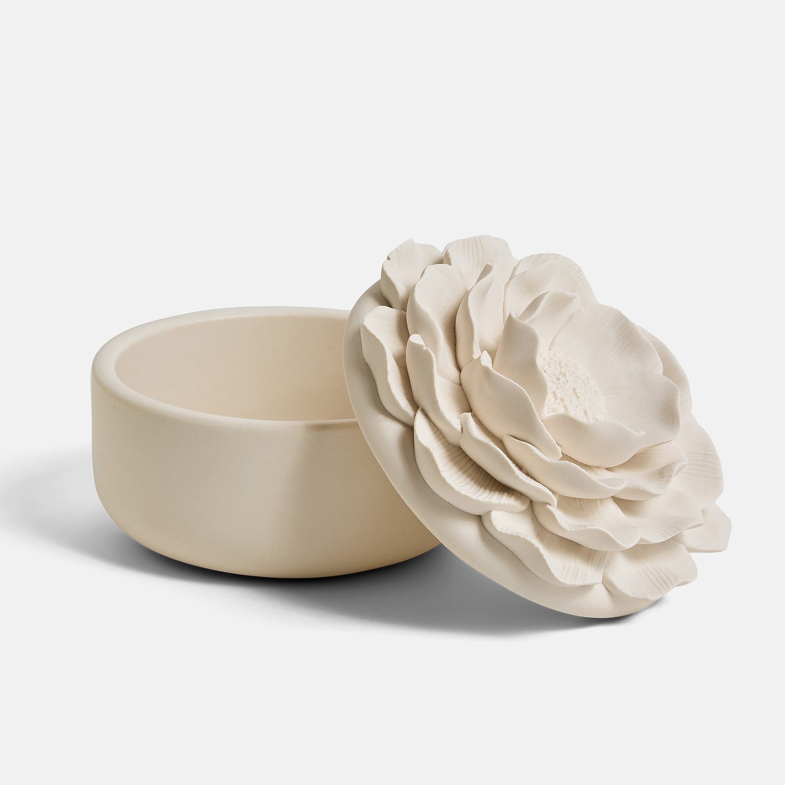 Floral Jewelry Box - WHITE (MADE TO ORDER)