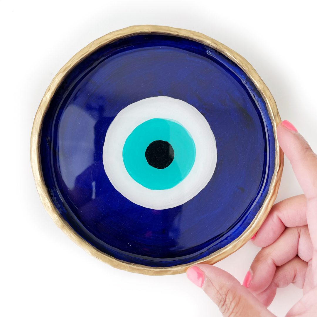 Evil Eye Jewelry Trinket Tray