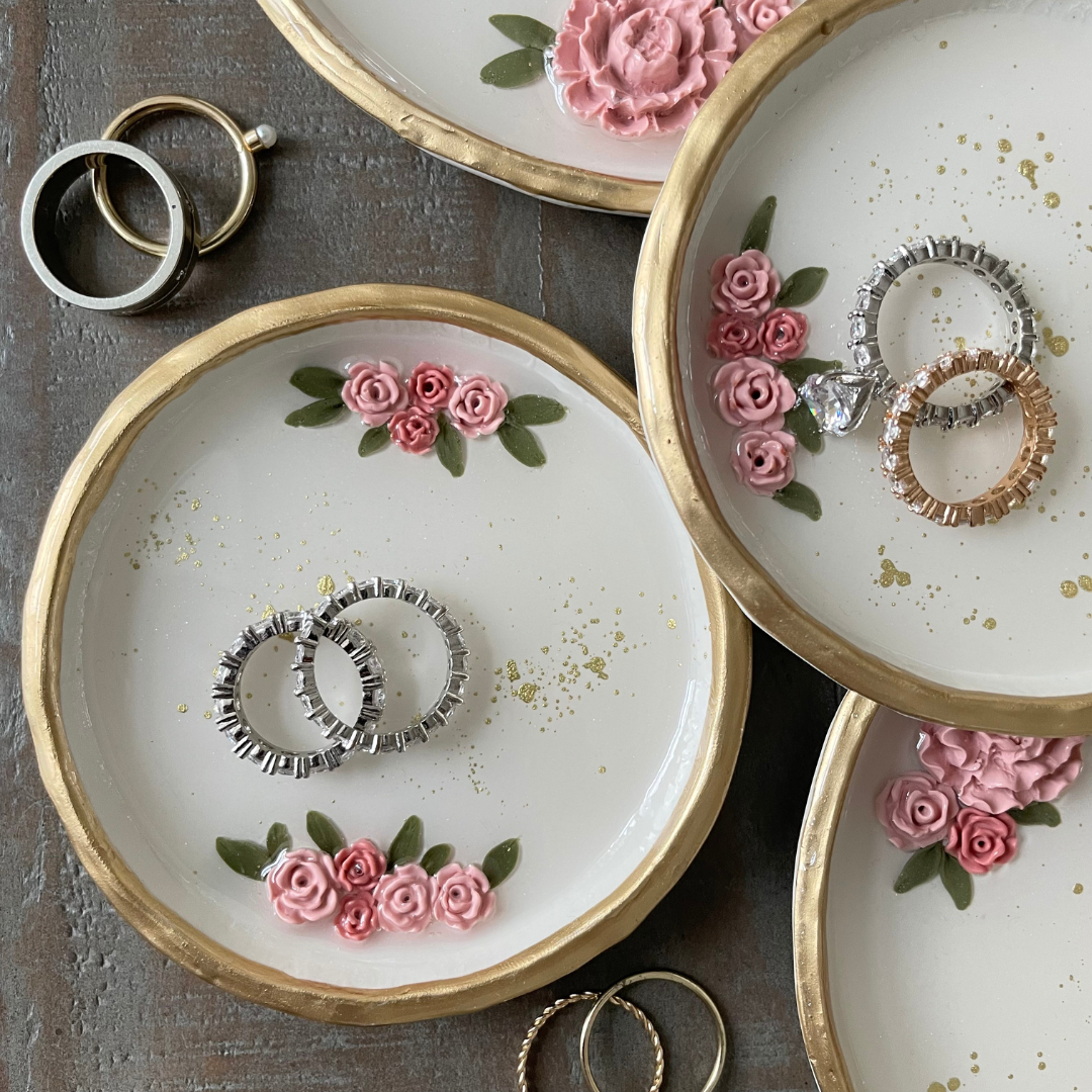 Bridal wedding Mother's day ring dish gift