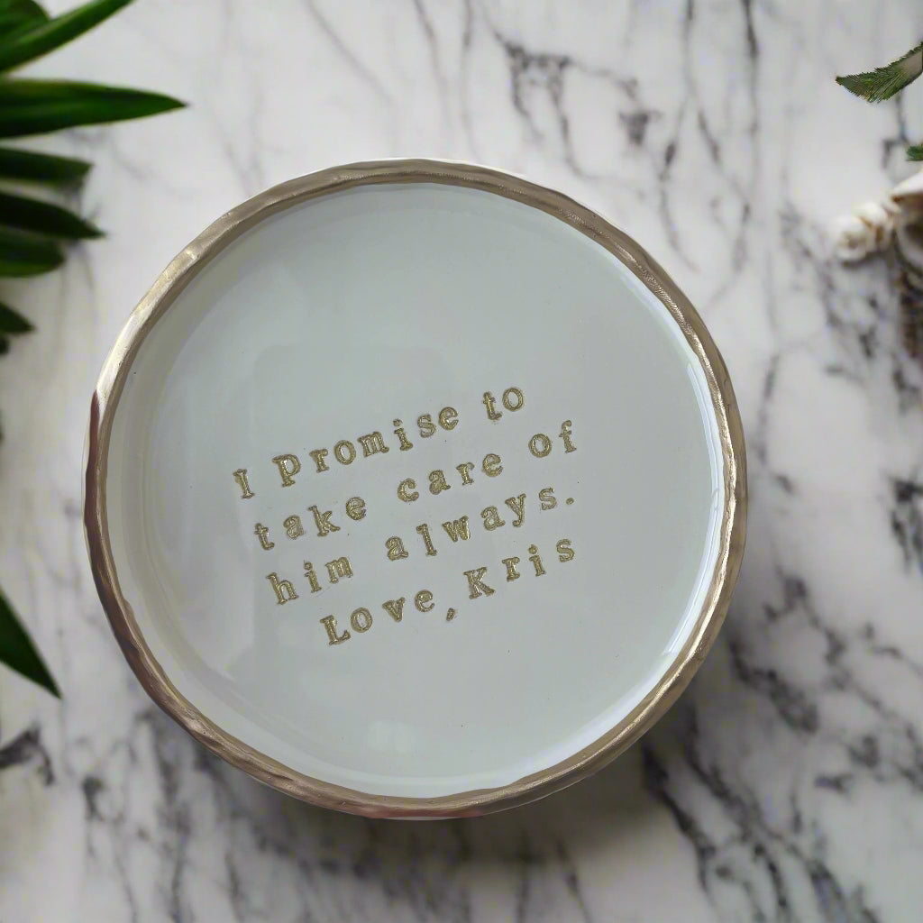 CUSTOM Personalized - Made to Order - Trinket Tray
