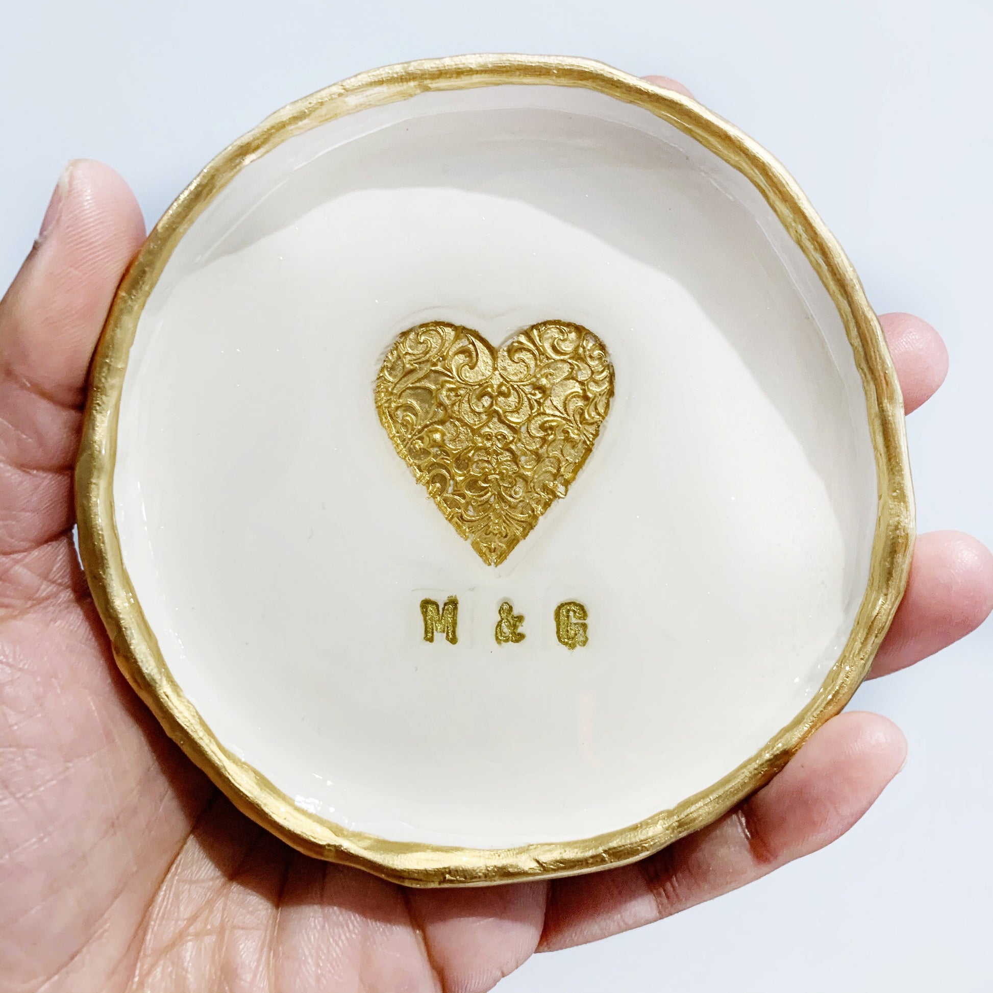 Jewelry Dish | Ring Dish | Trinket Dish| Wedding Gift | Engagement Gift | Anniversary Gift | Bridal Shower | Housewarming | Gift for Her | Mother’s Day Teachers gift | Retirement gift | coworker gift | Baptism gift | Confirmation gift