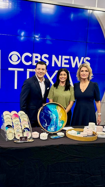 YFL Art on CBS Texas + Supporting the ASC Holiday Bazaar