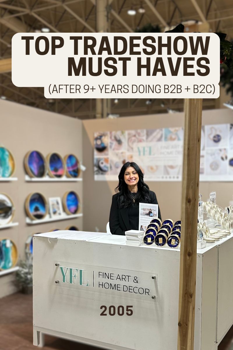 My Top Tradeshow Must-Haves - Small Business Edition (After 9+ years Doing B2B + B2C)