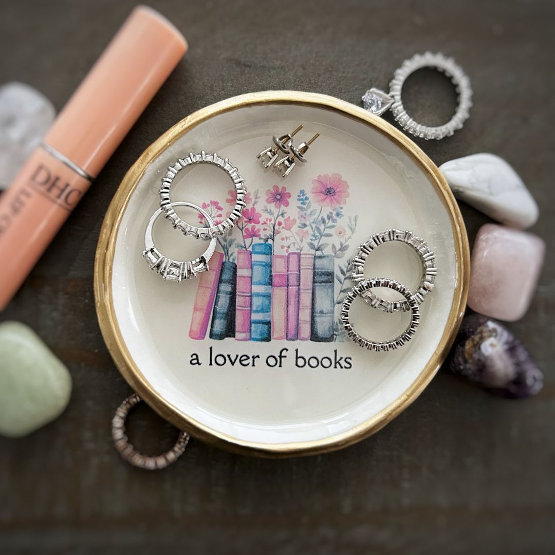 A Lover of Books - Ring Dish