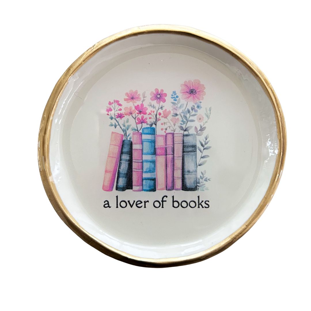 A Lover of Books - Ring Dish