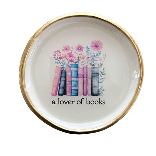 A Lover of Books - Ring Dish