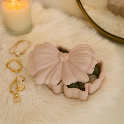 Bow Jewelry Box – Elegant Storage for Rings, Bracelets & Keepsakes (MADE TO ORDER)