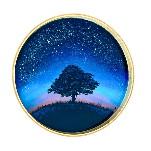 Bamboo Tray - Hand painted