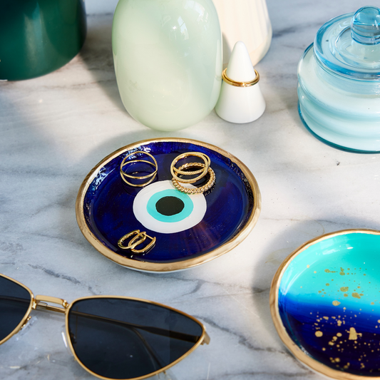 Evil eye - Ring Dish - Handmade