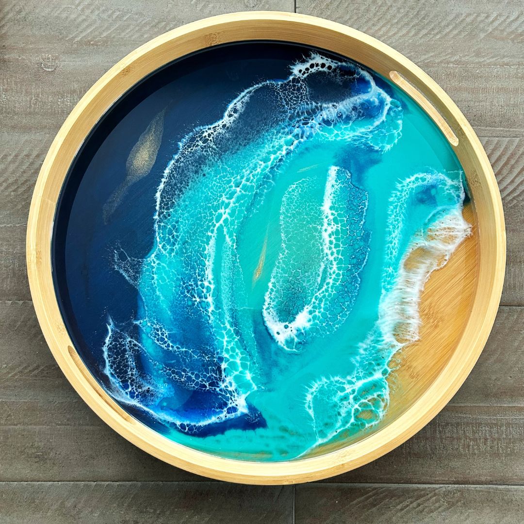 Bamboo Tray - Ocean Inspired
