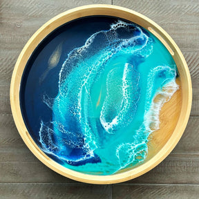 Bamboo Tray - Ocean Inspired