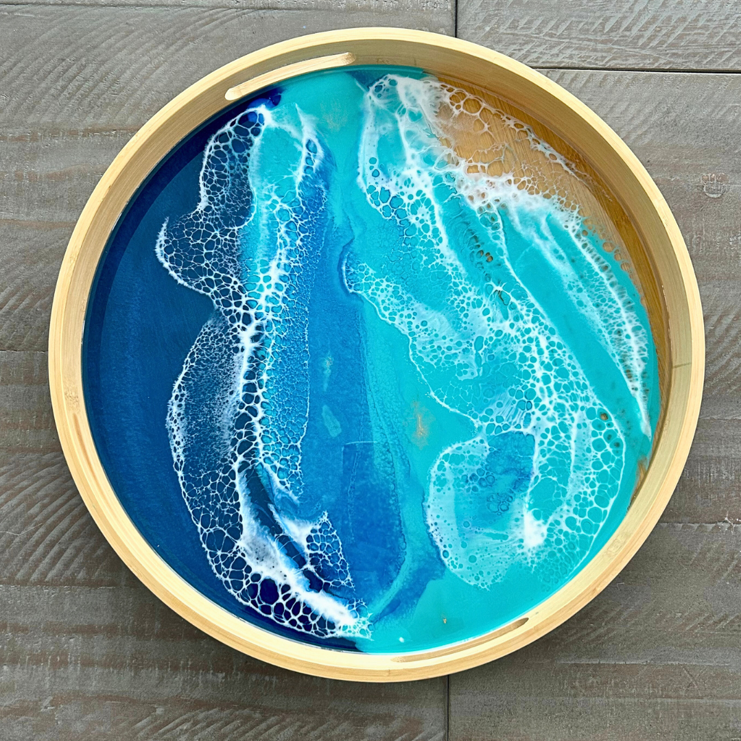 Bamboo Tray - Ocean Inspired