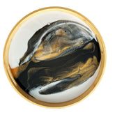 Bamboo Tray - Black, White, Gold