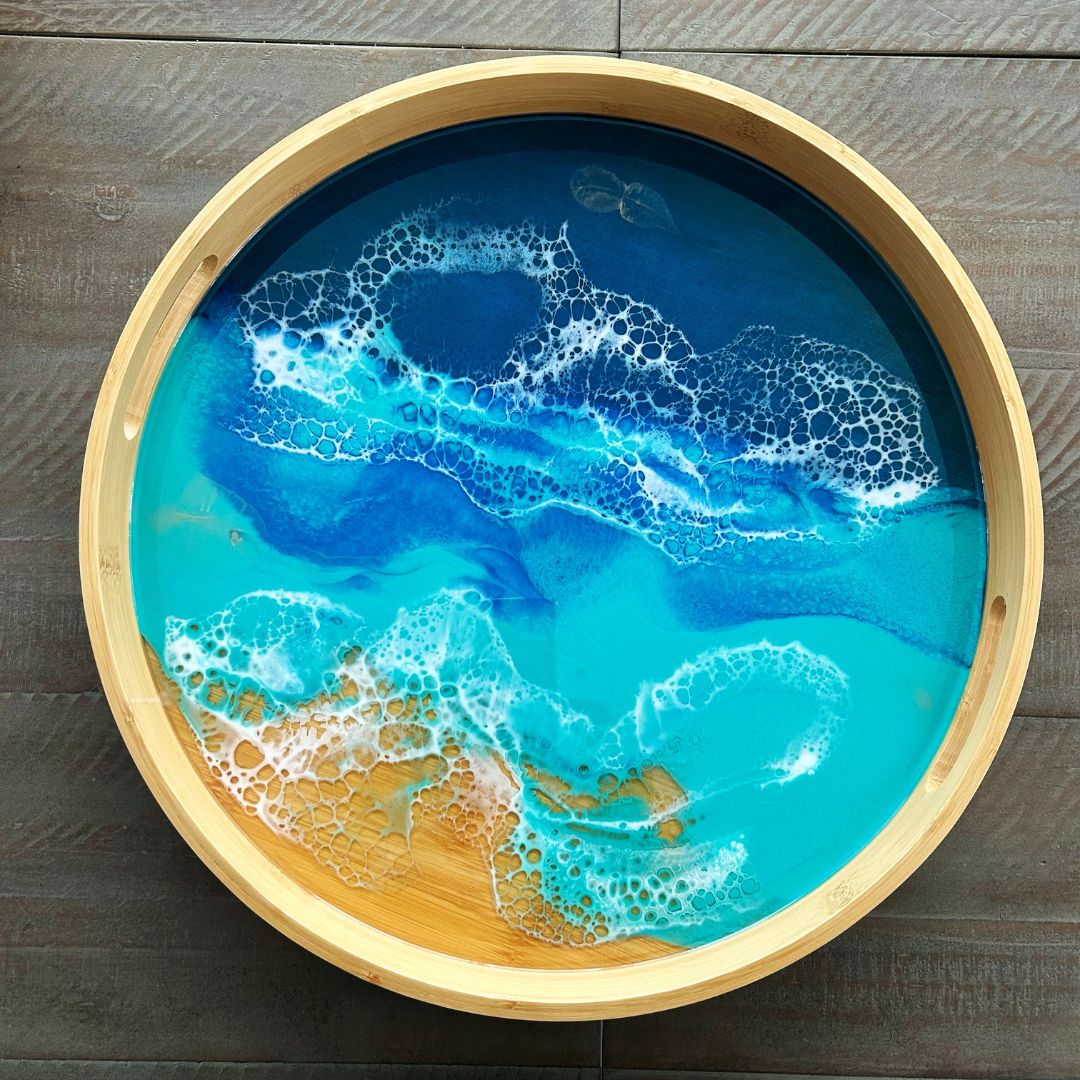 Bamboo Tray - Ocean Inspired