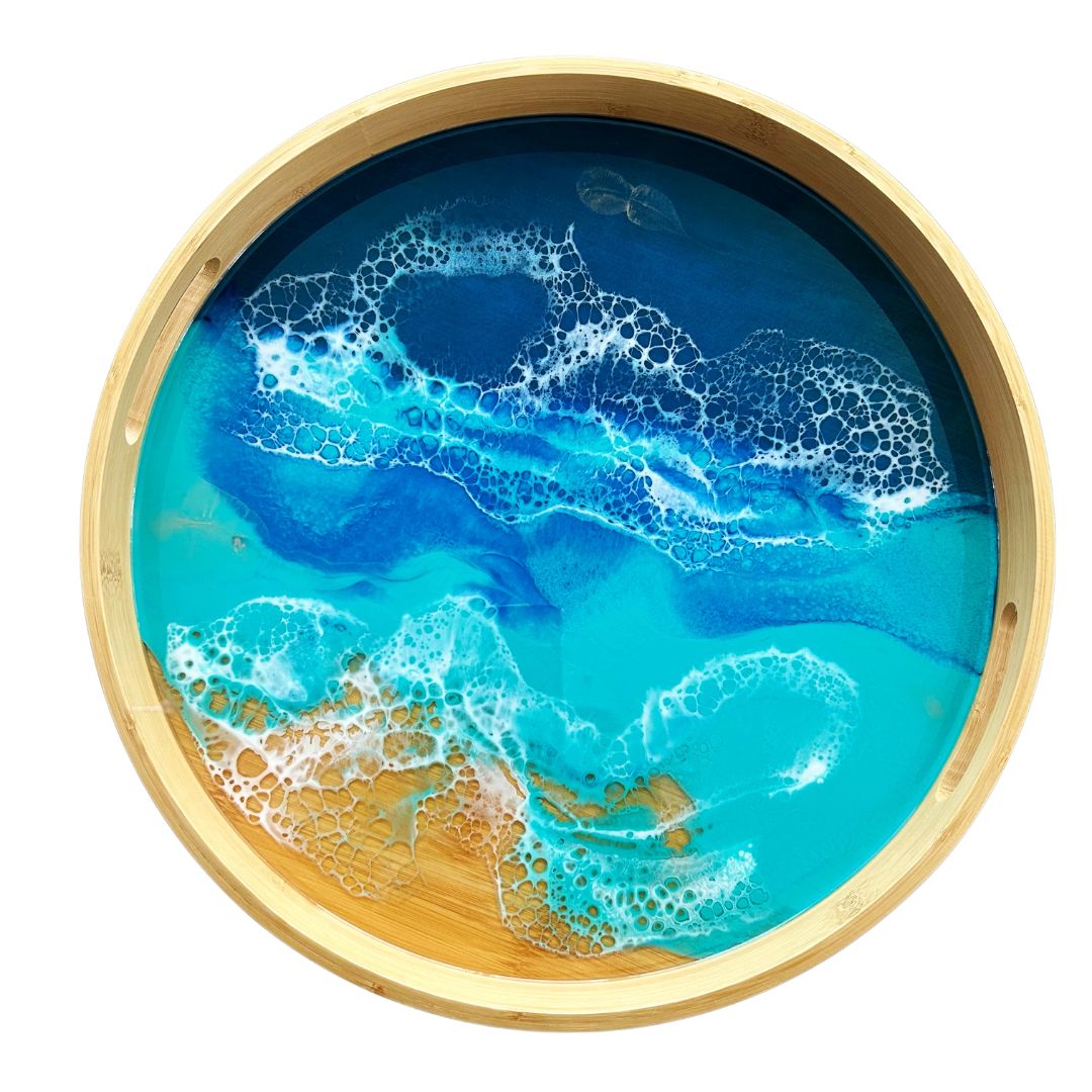 Bamboo Tray - Ocean Inspired
