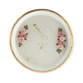 Roses - Ring Dish - Pink roses
