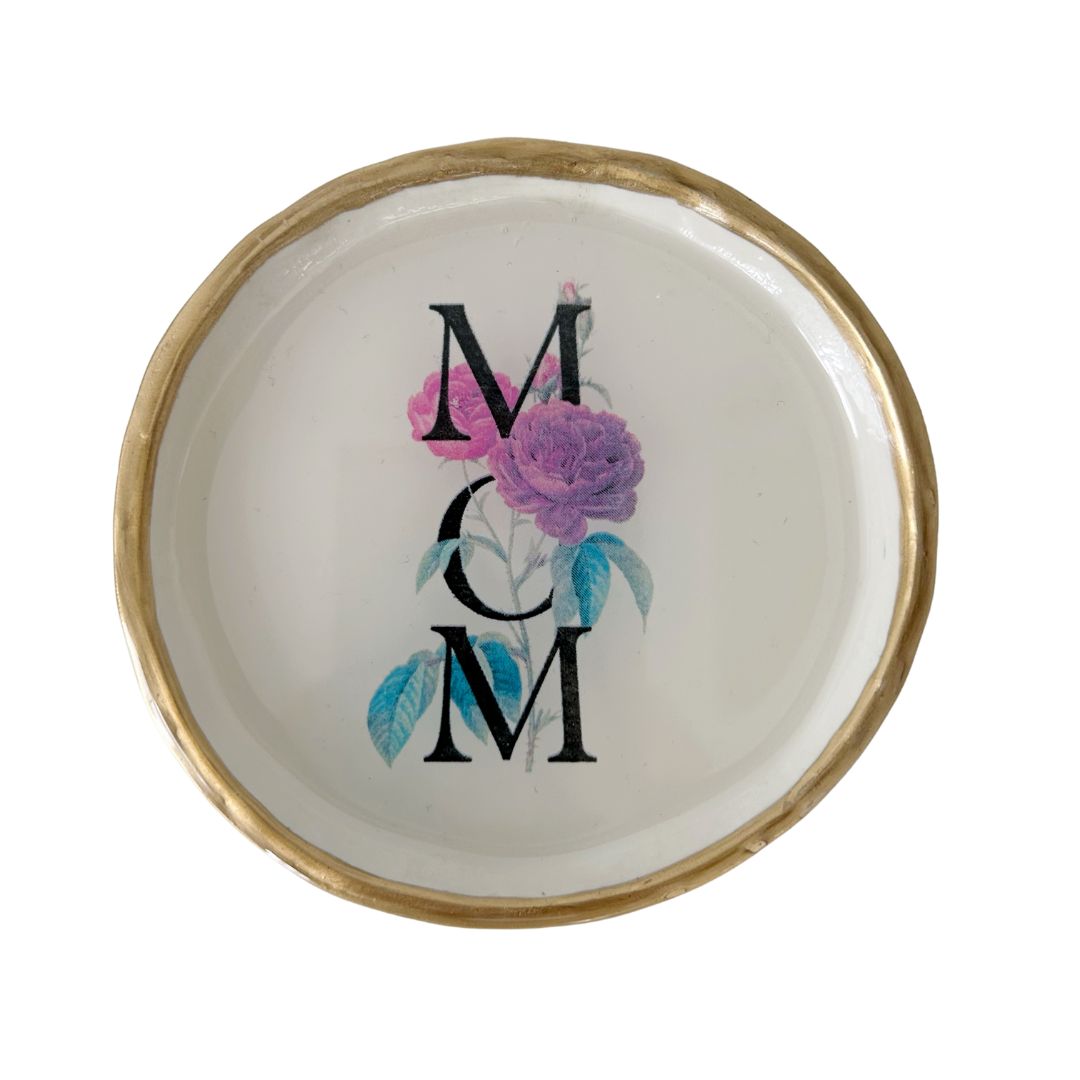 MOM - Florals - Ring Dish