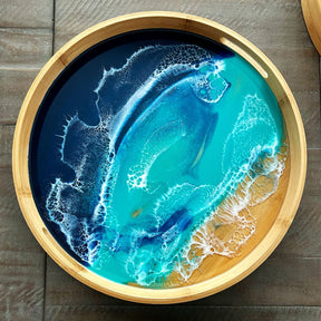 Bamboo Tray - Ocean Inspired