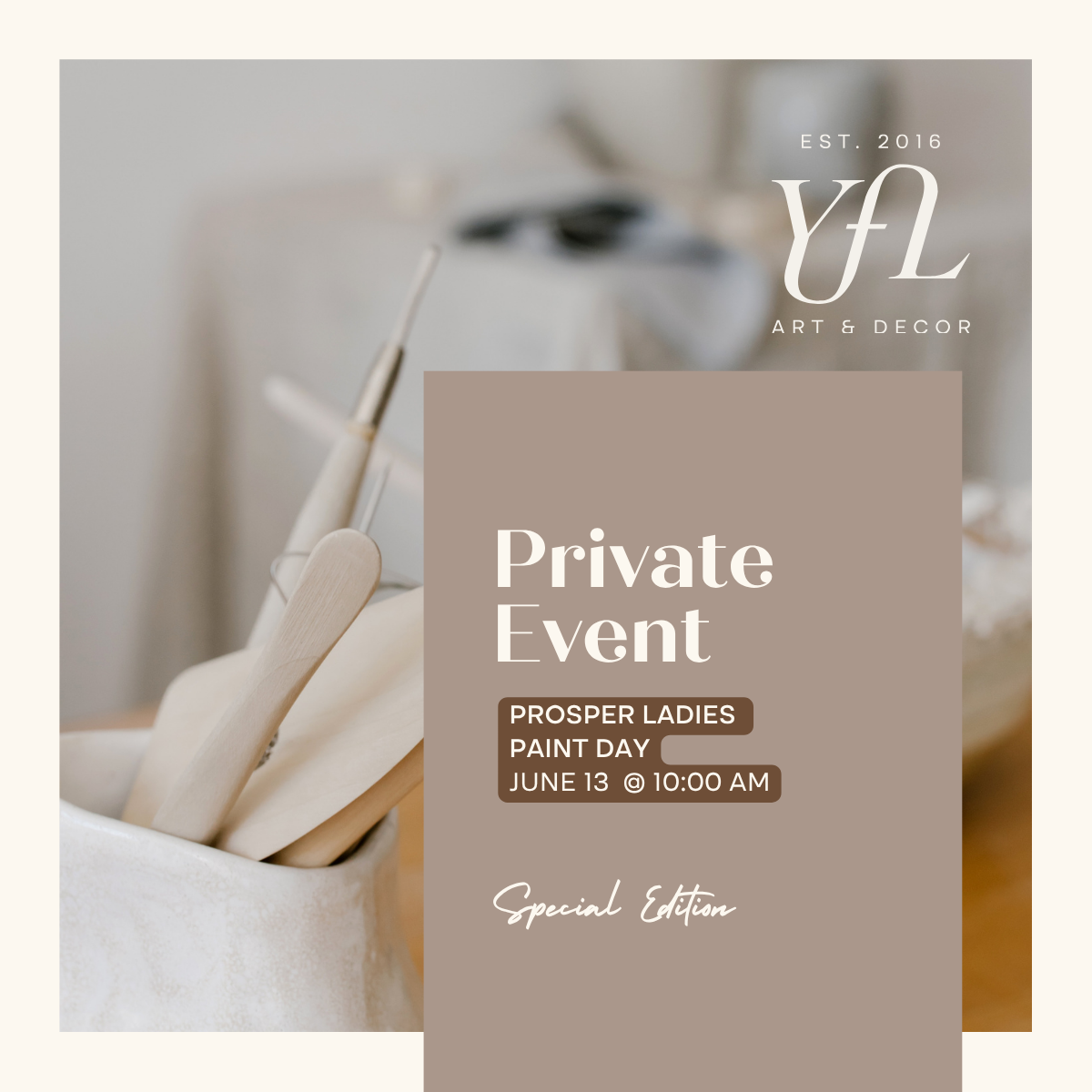 🎨 Private Booking - Milena and Friends – 📅 Sept 3 · 5:30 PM