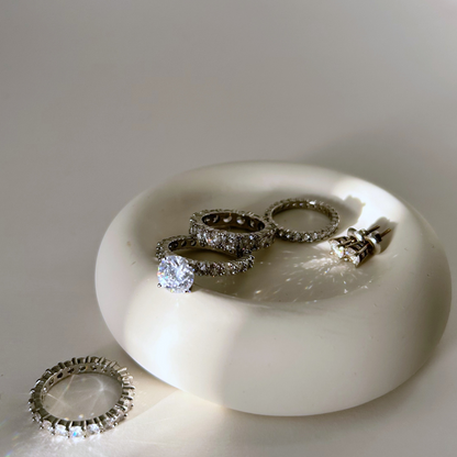 The Cloud Ring Tray - White/Cream
