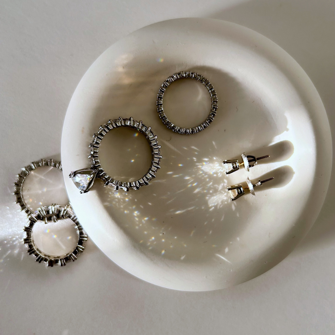 The Cloud Ring Tray - White/Cream