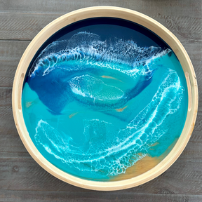 Bamboo Tray - Ocean Inspired