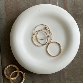 The Cloud Ring Tray - White/Cream