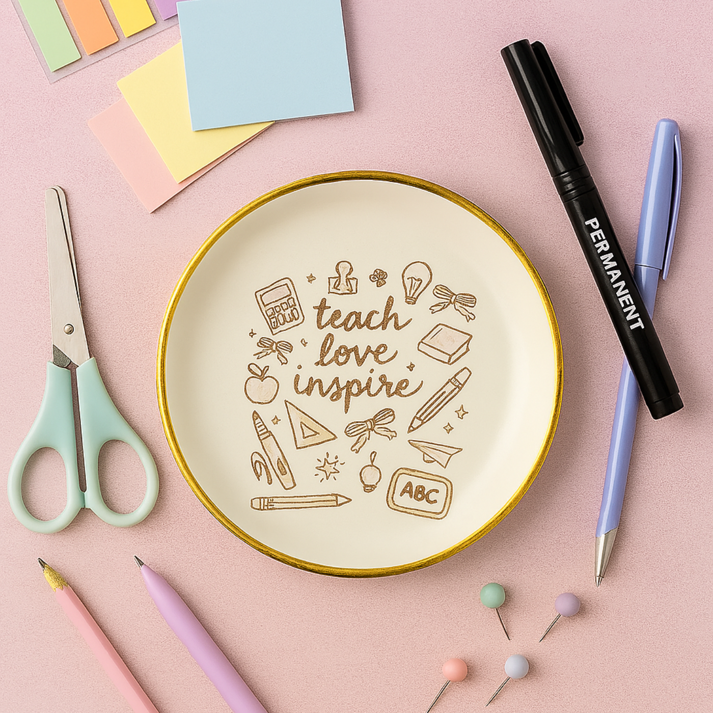 Teacher Gift - Jewelry Holder - Trinket Tray