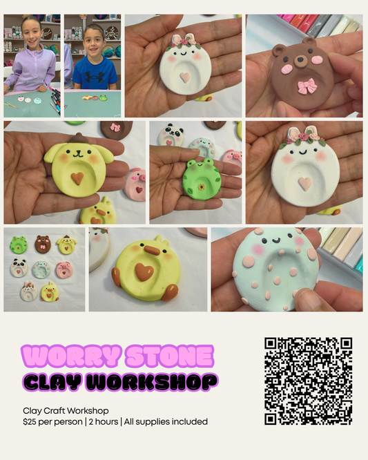 Worry Stone Workshop | Family Clay Experience | Ages 6+