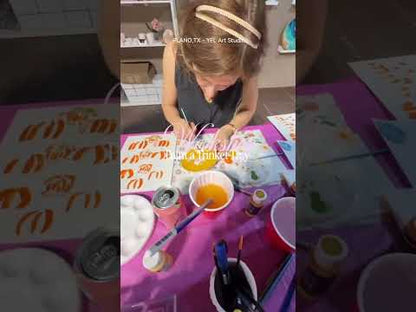 Paint Your Own Floral Trinket Dish Workshop