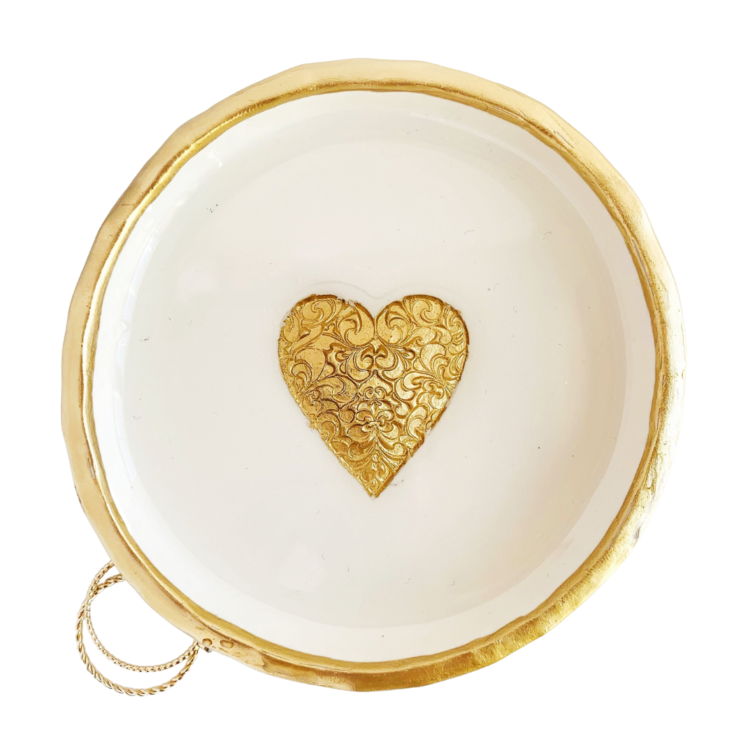 Heart ring jewelry dish 