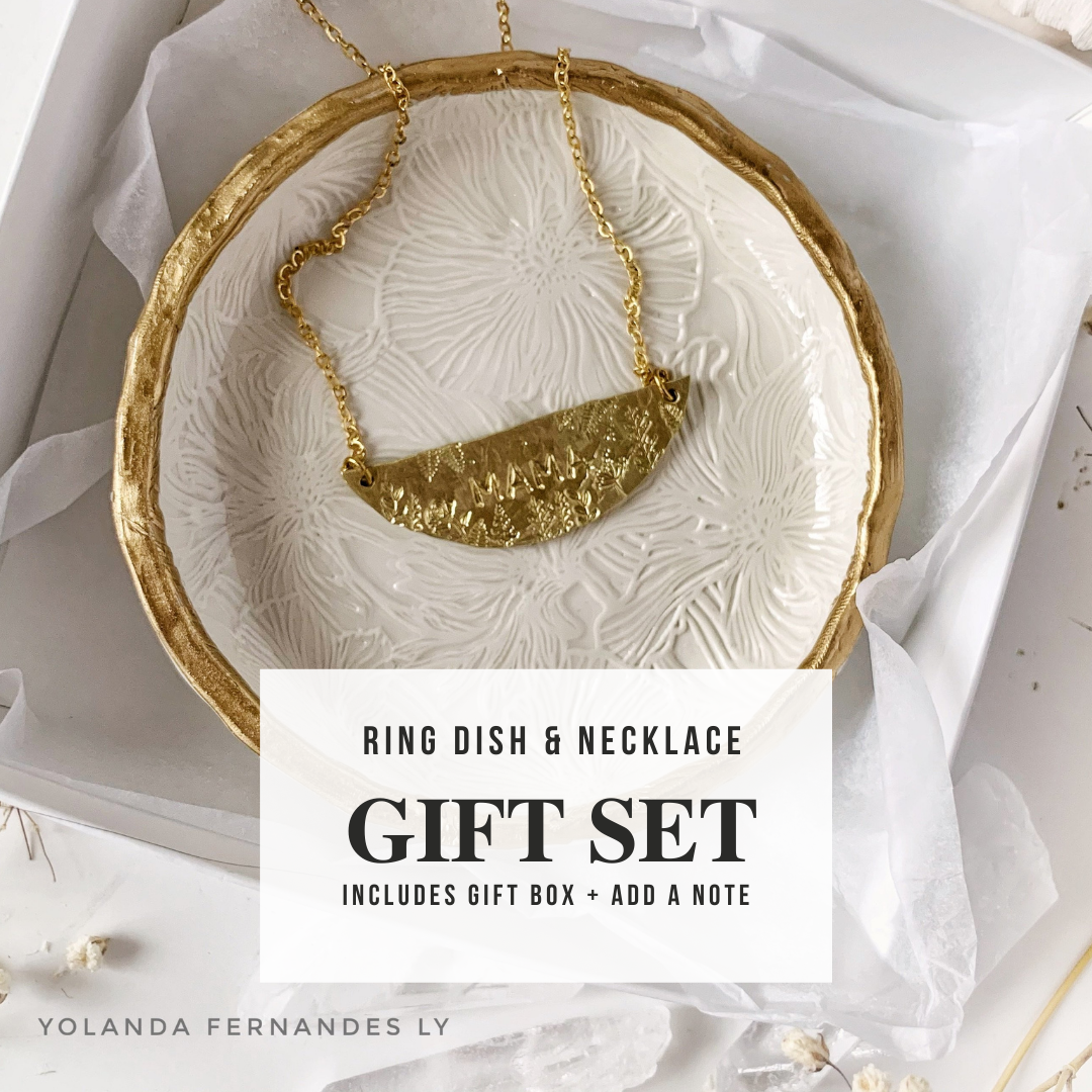 GIFT SET - Pair your MAMA necklace with your choice of dish