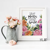 Mother's Day Print - FREE Download - Watercolour print or wallpaper