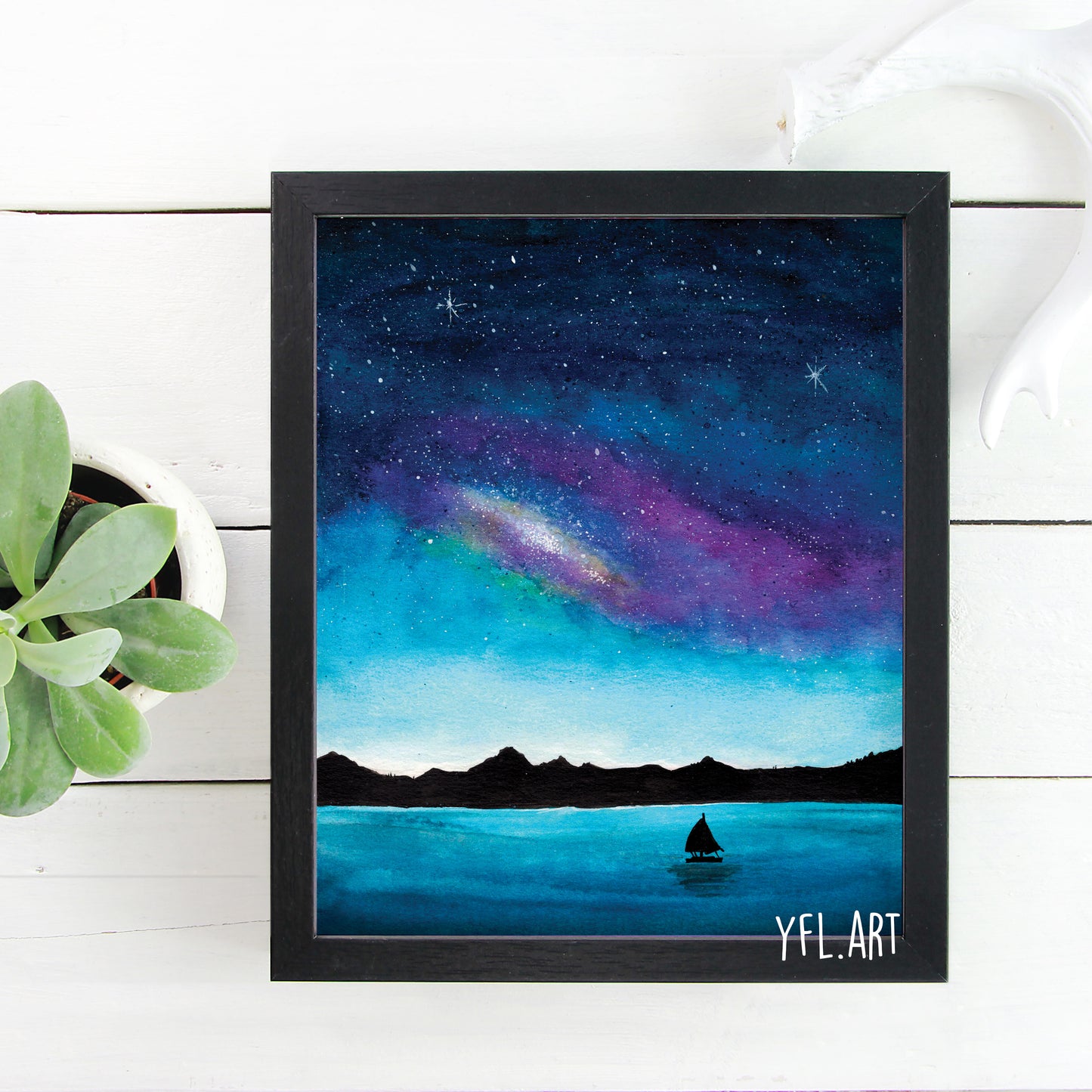 Still Waters - Watercolor Painting - Art Print - 8x10 inches - Digital Download