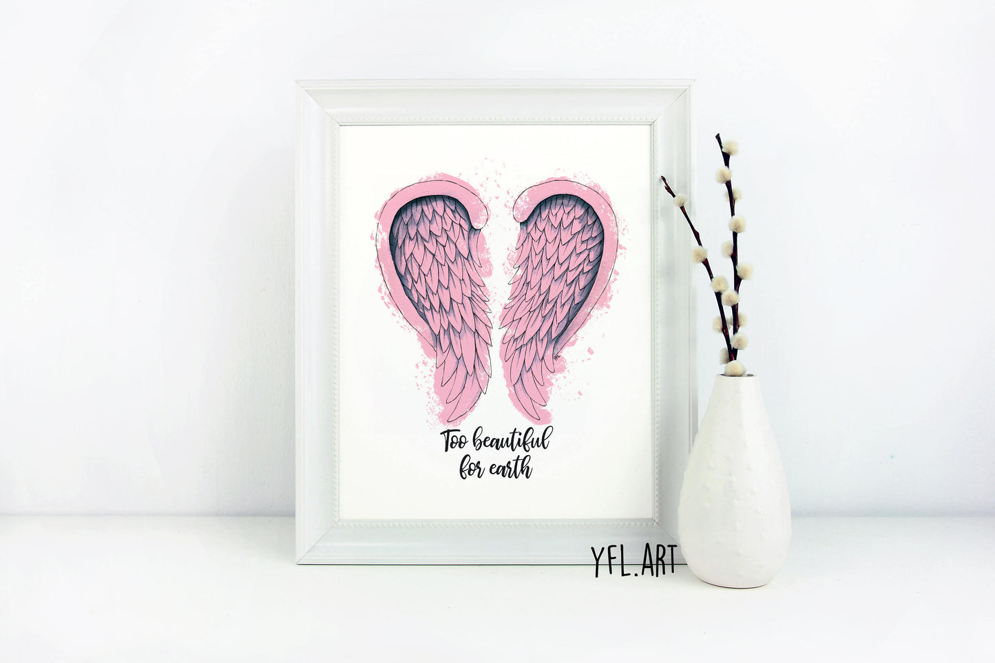Girl Angel Wings Child loss memorial