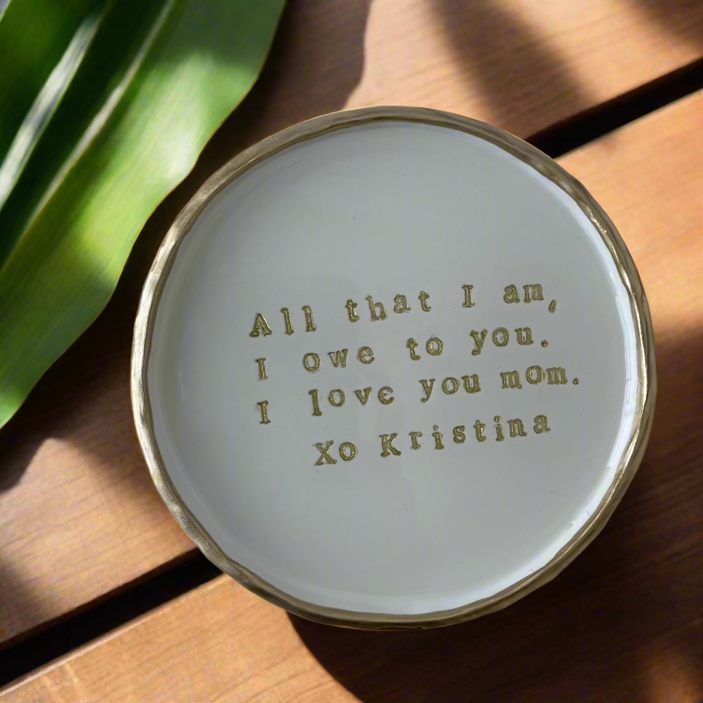 CUSTOM Personalized - Made to Order - Trinket Tray