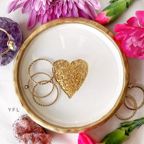 Heart ring Jewelry Dish | Ring Dish | Trinket Dish| Wedding Gift | Engagement Gift | Anniversary Gift | Bridal Shower | Housewarming | Gift for Her | Mother’s Day