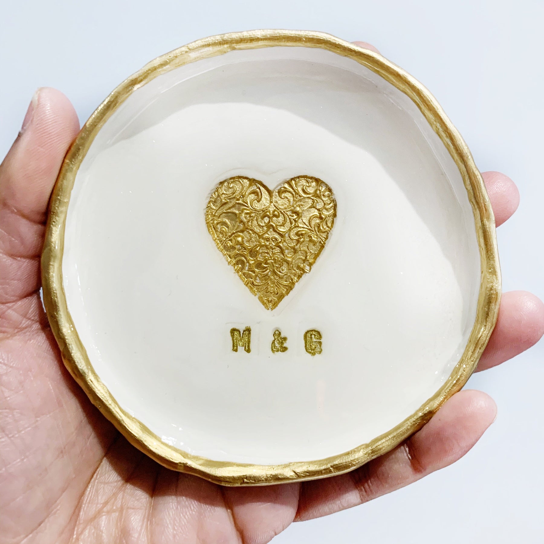 Jewelry Dish | Ring Dish | Trinket Dish| Wedding Gift | Engagement Gift | Anniversary Gift | Bridal Shower | Housewarming | Gift for Her | Mother’s Day Teachers gift | Retirement gift | coworker gift | Baptism gift | Confirmation gift 